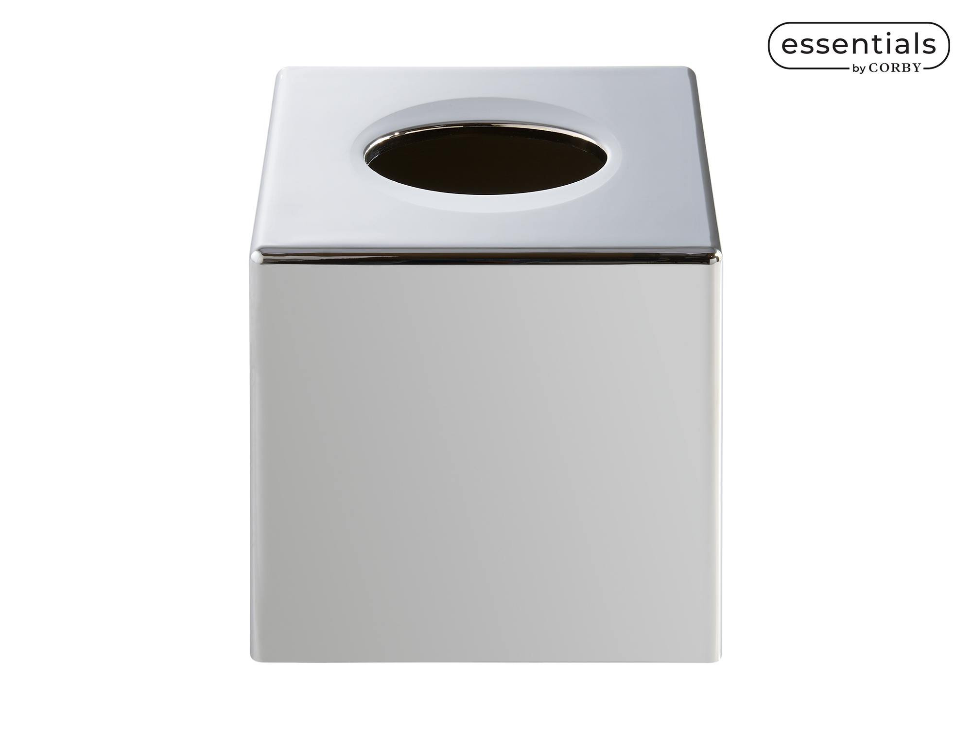 Cube Tissue Box Holder (Devon / TBC0001) in Chrome