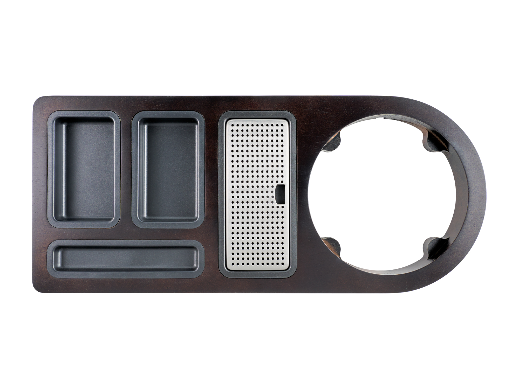 Standard Welcome Tray (Buckingham / WT0001) in Dark Wood view 4