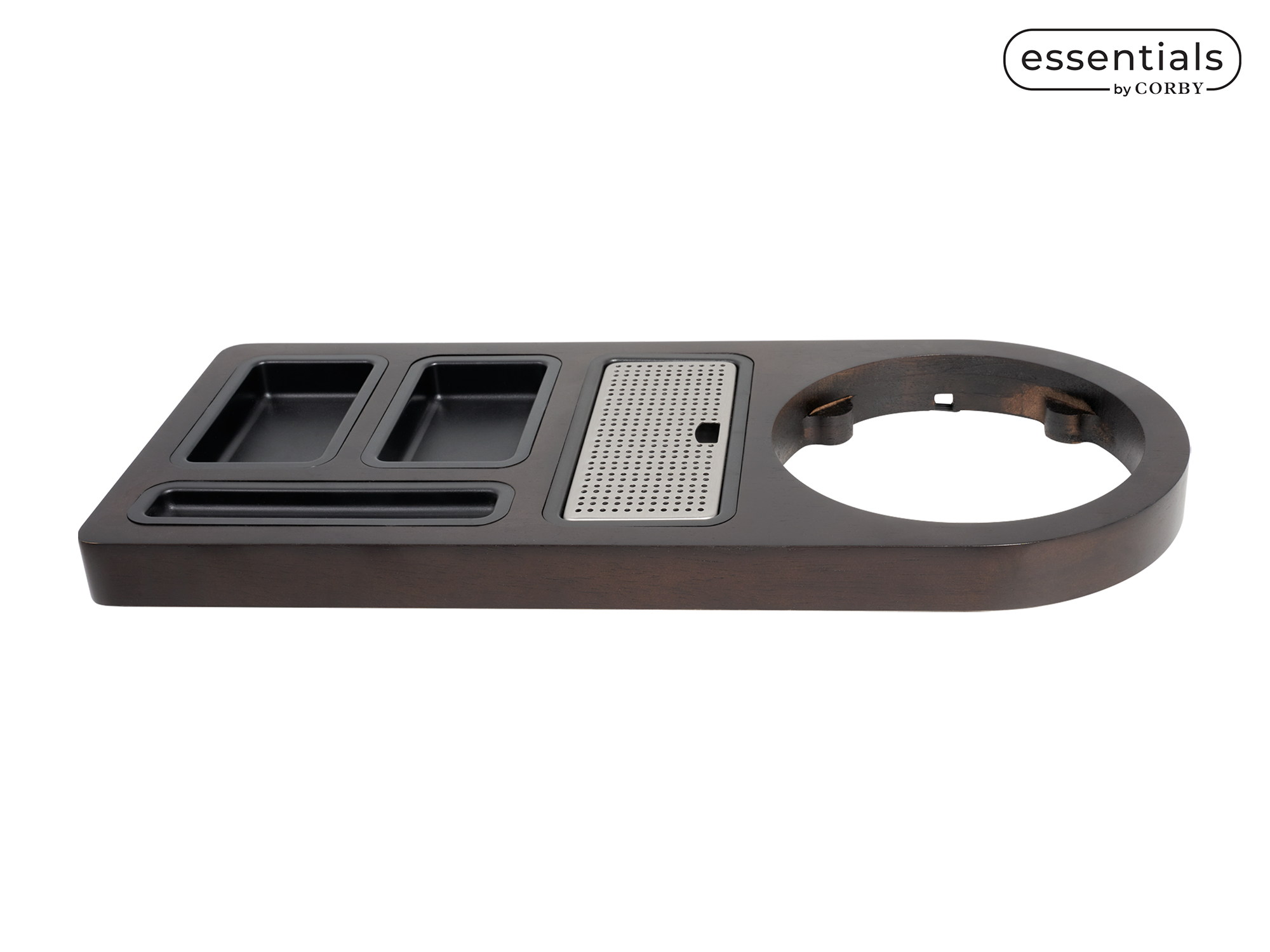 Standard Welcome Tray (Buckingham / WT0001) in Dark Wood