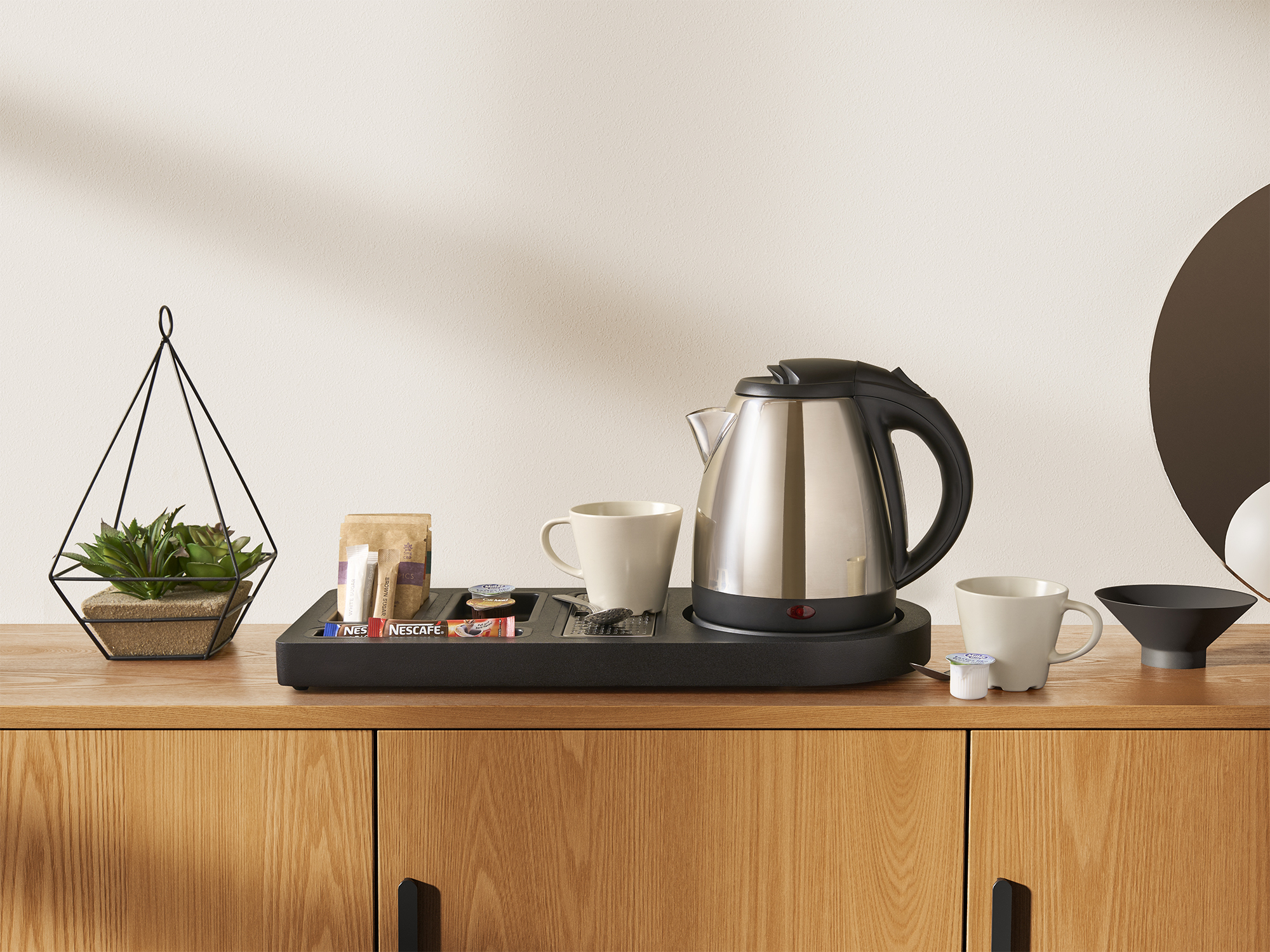 Standard Welcome Tray (Buckingham / WT0001) in Black view 6
