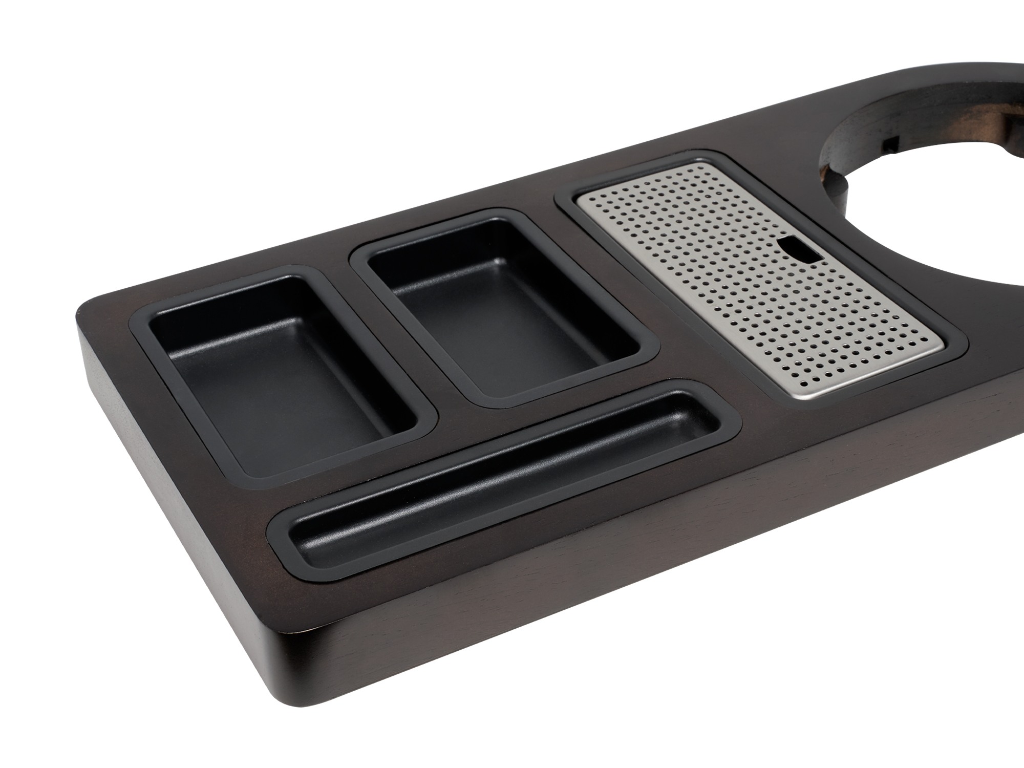 Standard Welcome Tray (Buckingham / WT0001) in Dark Wood view 5