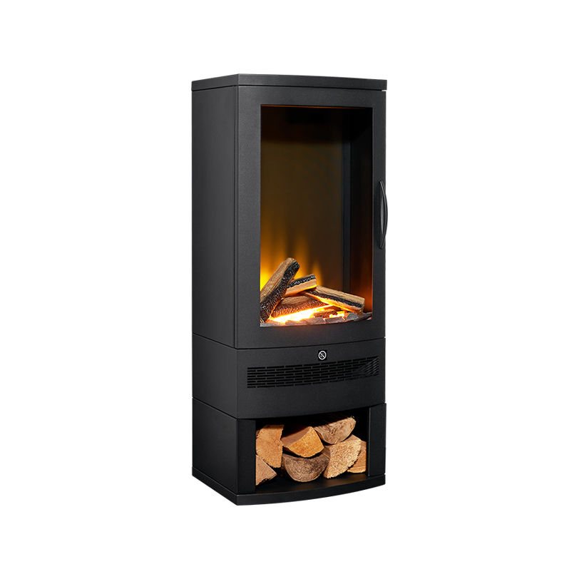 Thumbnail: Delta Electric Stove with Log Store Angled Cut Out
