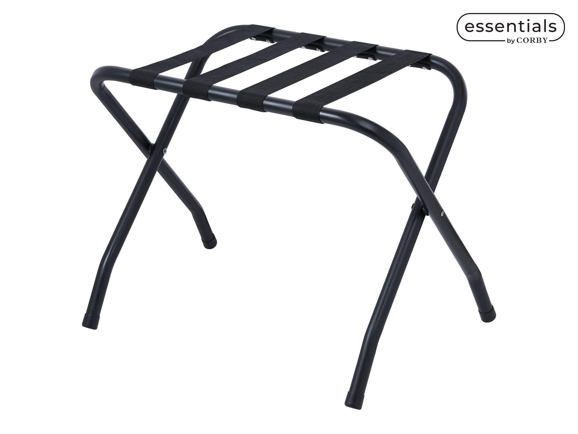 Metal Luggage Rack without Back (Ashton / LGR0002) in Black