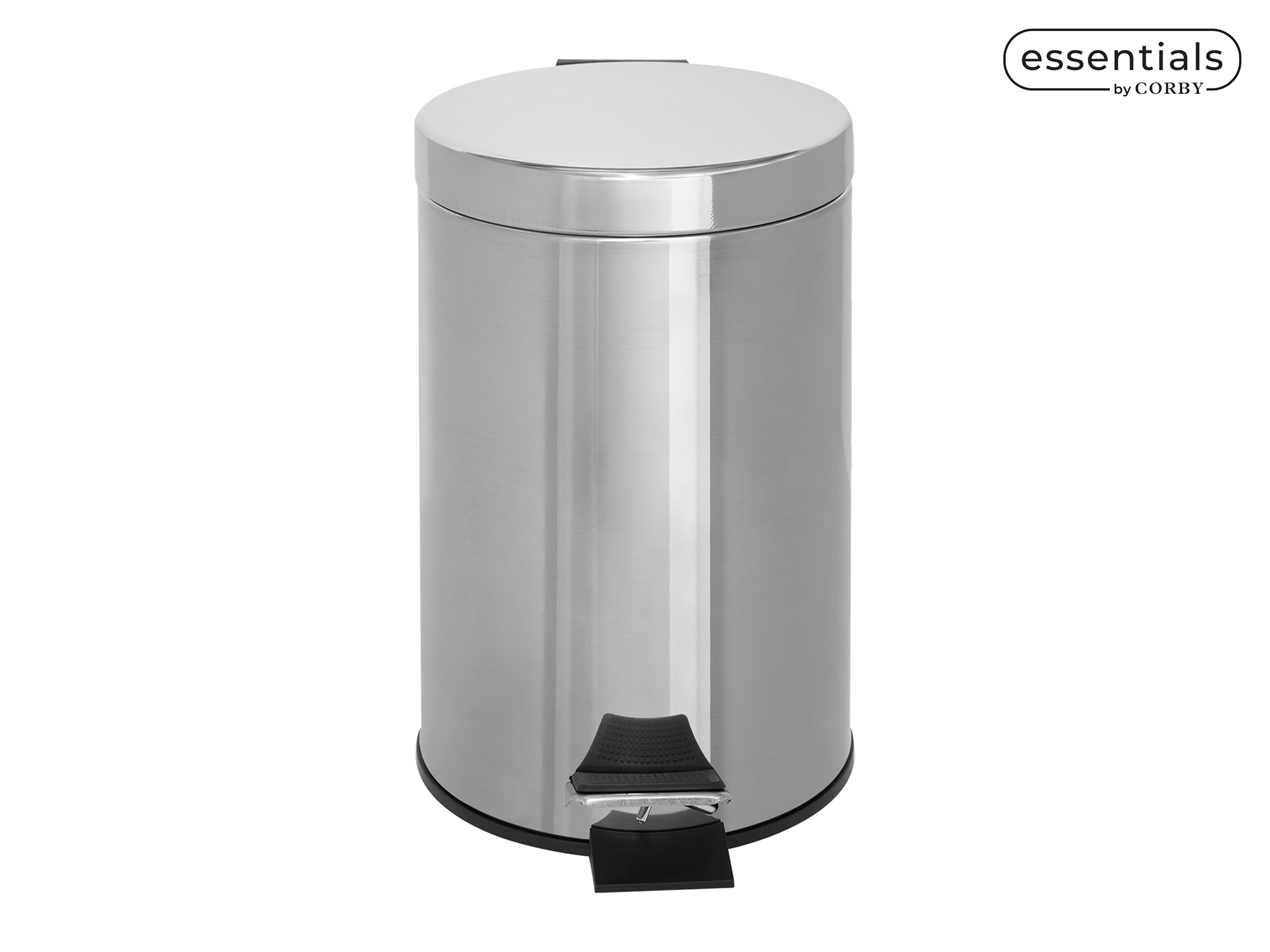 3L Pedal Bin (Croft / BIN0003) in Polished Steel