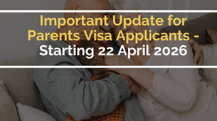 Australia Parent Visa Applications Moving Online from 22 April 2026
