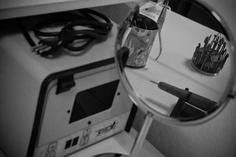 Particolare dello studio di Gattatico (RE)