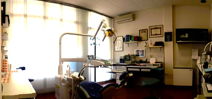 Prima sala operatoria dello studio di Gattatico (RE)