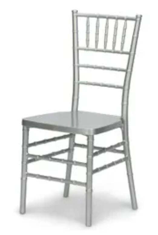 Thumbnail: silver chiavari chair