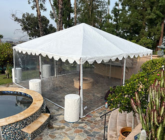20' wide tents for rent