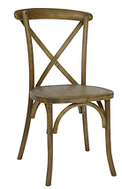 rustic crossback chair