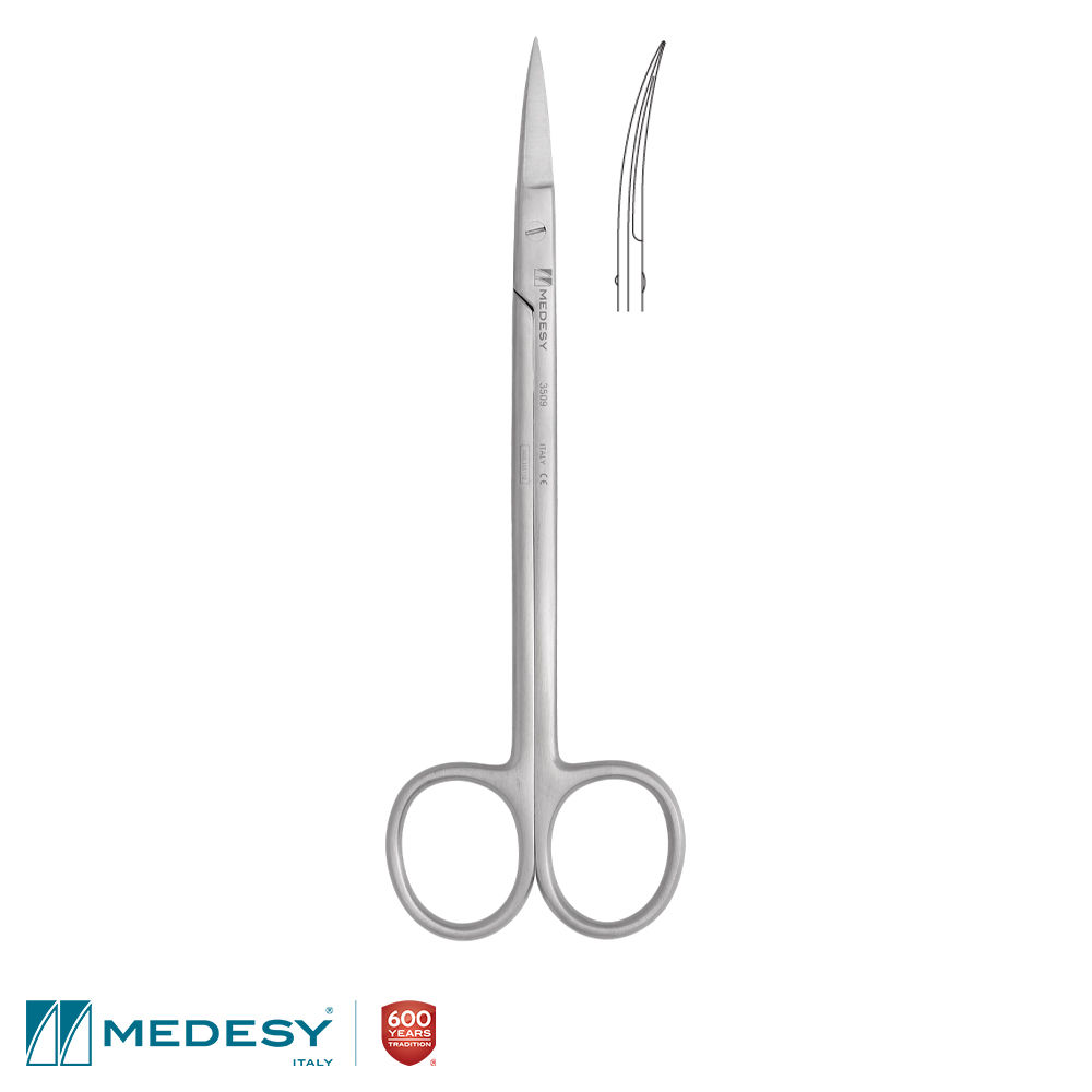 מספריים כירורגיים KELLY מעוגלים 160 מ"מ