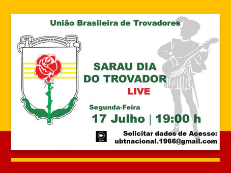 Sarau Nacional - Dia do Trovador