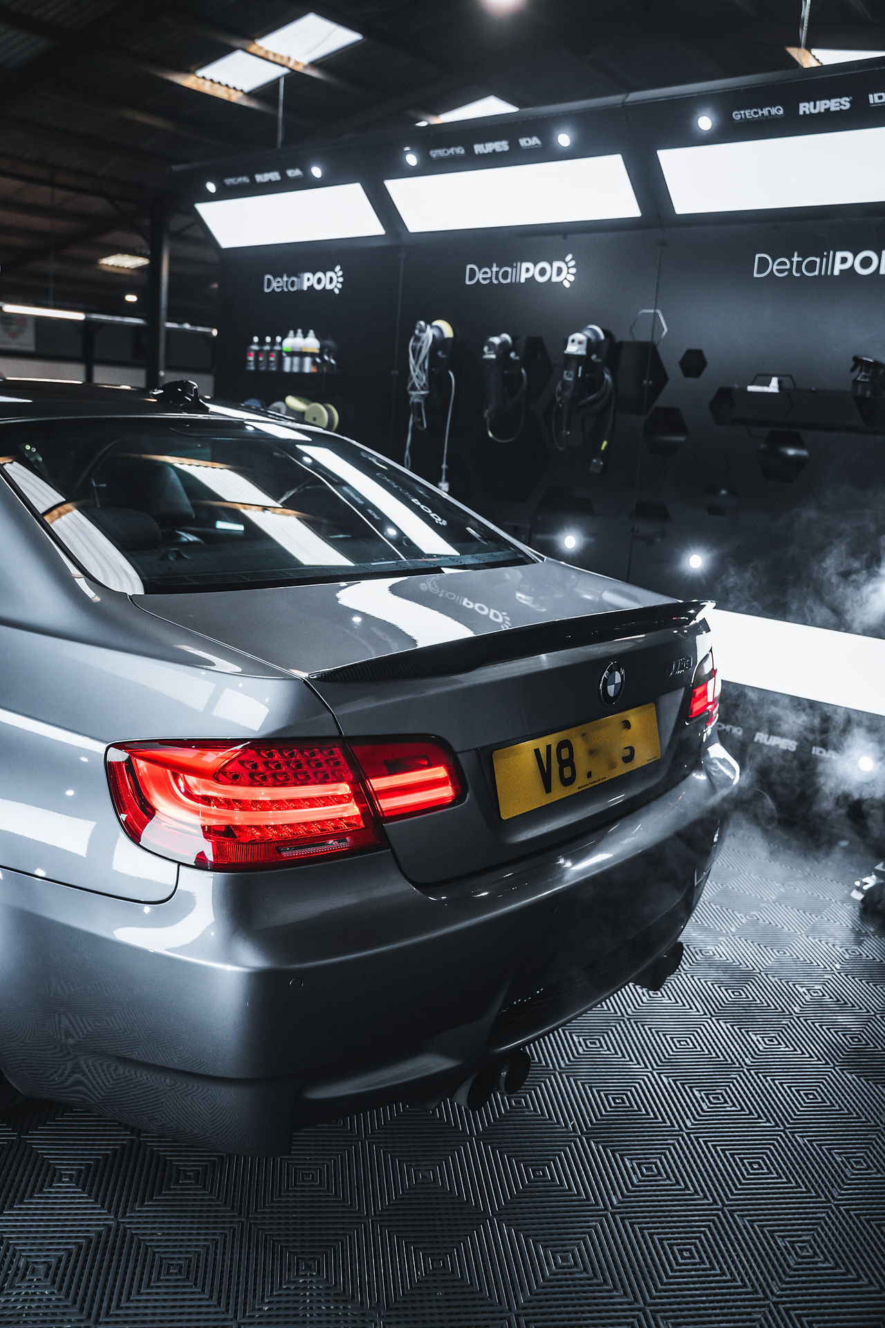 our brand new gtechniq accredited detailing centre purpose built detail pods at our facility in leeds, Yorkshire. where we apply gtechniq crystal serum ultra ceramic coating
