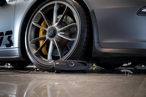 Car Storage in Yorkshire near Leeds, ctek battery charger