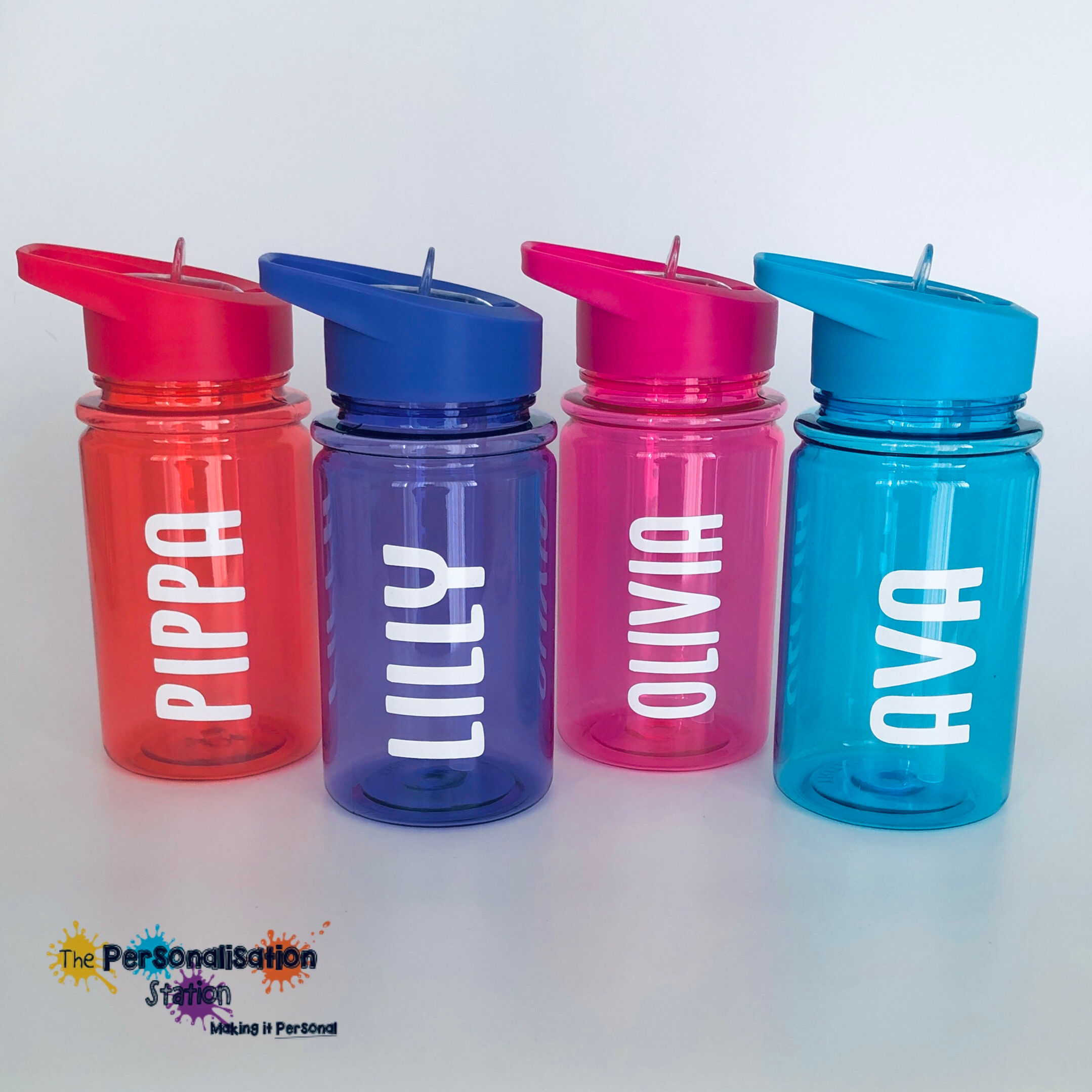FST17: 500ml flip straw bottle with carry handle