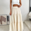 Miniatura: Solid Layered Hem Skirt