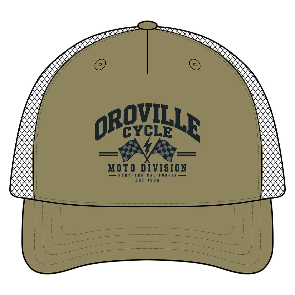 Thumbnail: Oroville Cycle Moto Division Trucker Hat