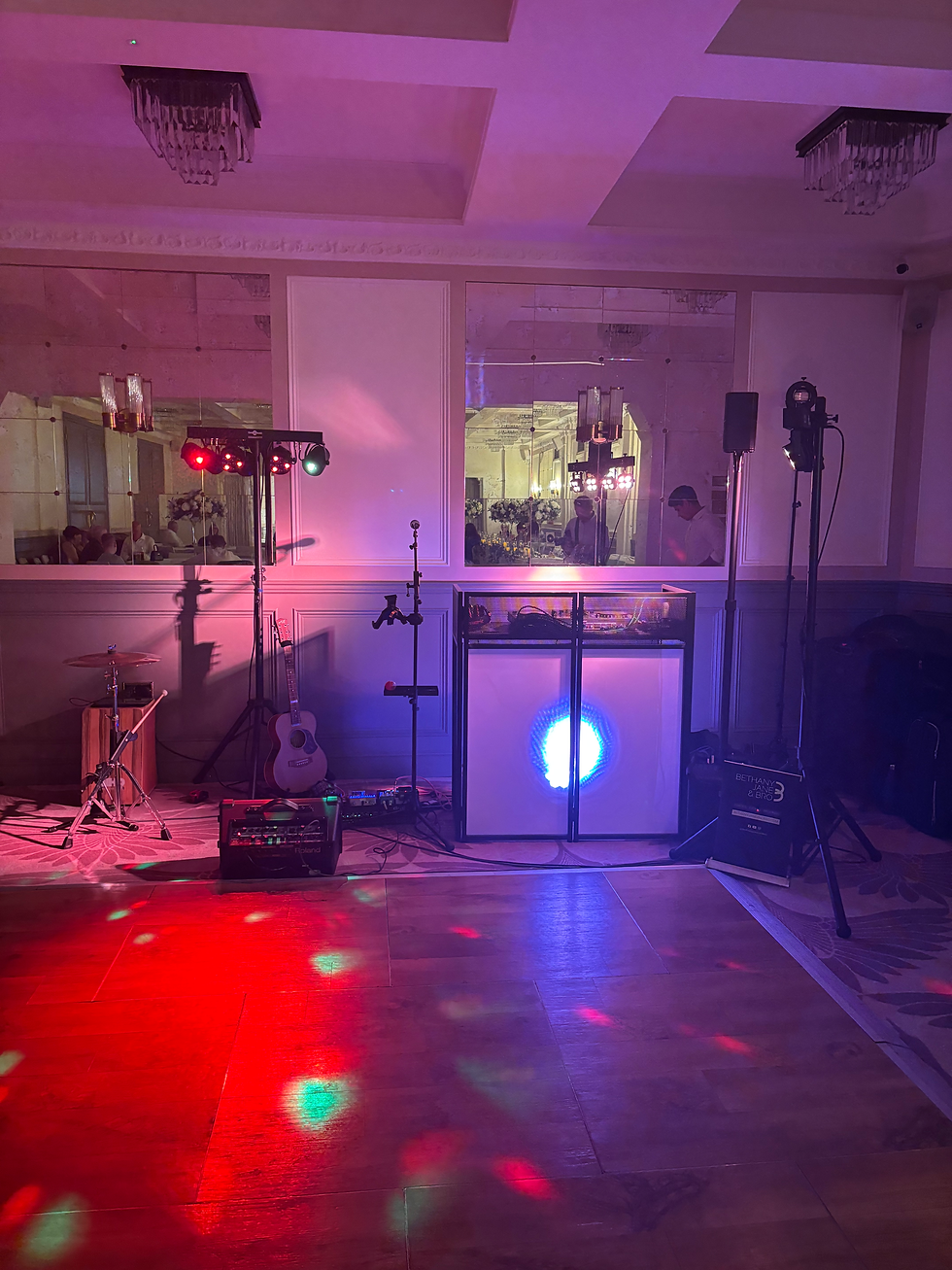 Our Evening Setup + DJ