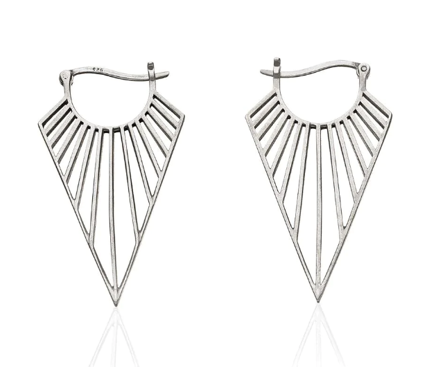 Sterling Silver Nightfall Earrings
