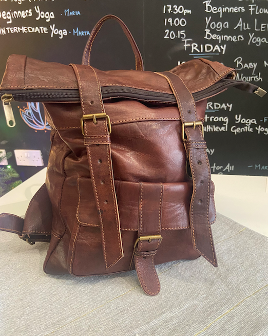 Thumbnail: Butter-Soft Leather Satchel Backpacks