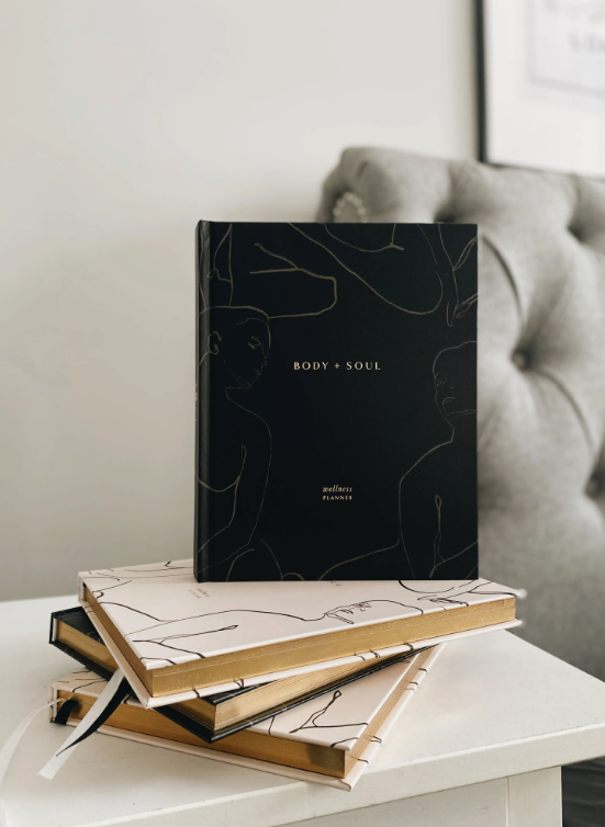 Thumbnail: Body + Soul Journal (Eclipse) gift for her, undated planner