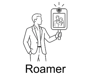 Handheld Roamer photo booth