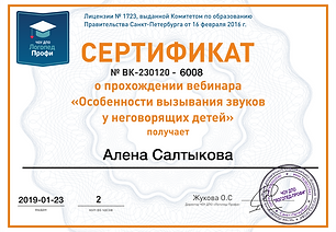 Салтыкова Сертификат Неговорящие дети.pn