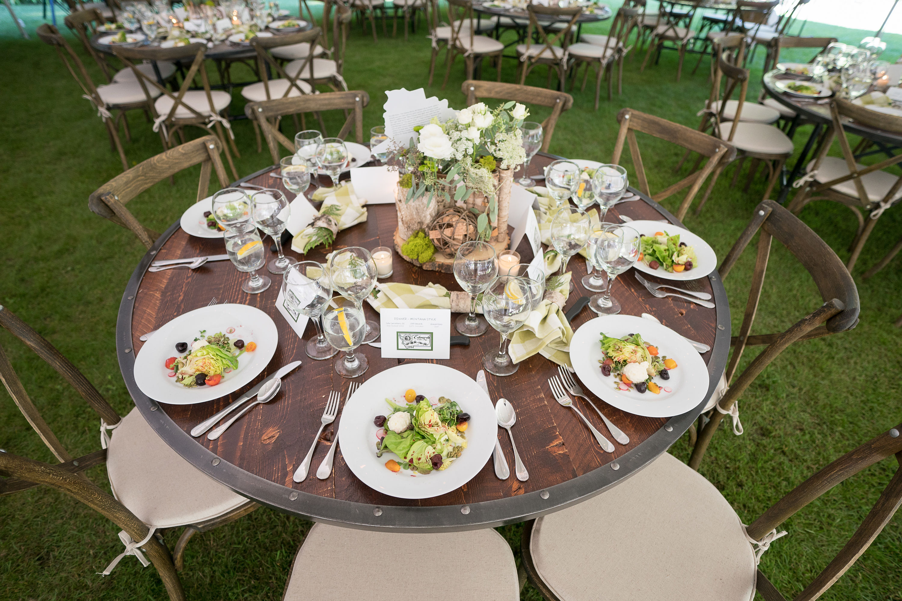 Barn Door Brand 5' Round Table