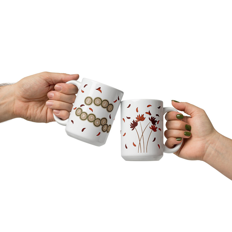 Thumbnail: Just Breathe - White Glossy Mug