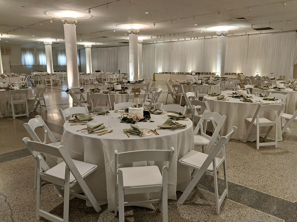 Indoor Wedding Reception