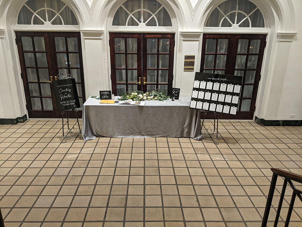 Silver Velvet Linen for Indoor Reception Welcome Table