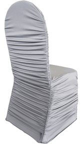 Gray/Silver Rouge Chair Cover