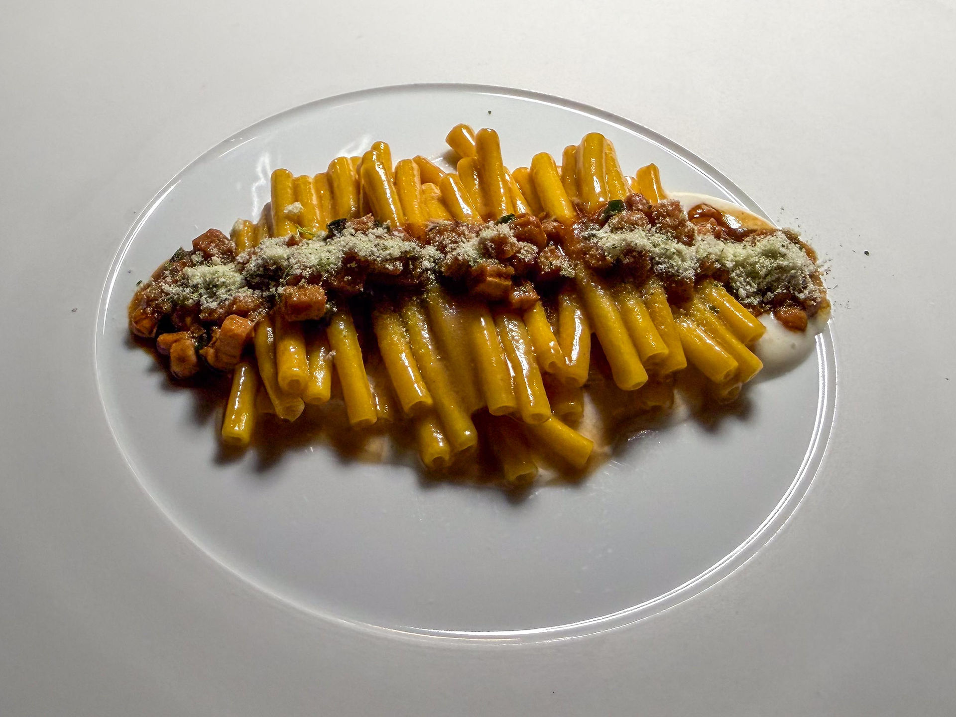 bolognese and pasta at Ineo restaurant 