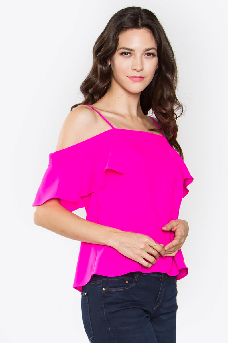 Thumbnail: Pink Off the Shoulder Top