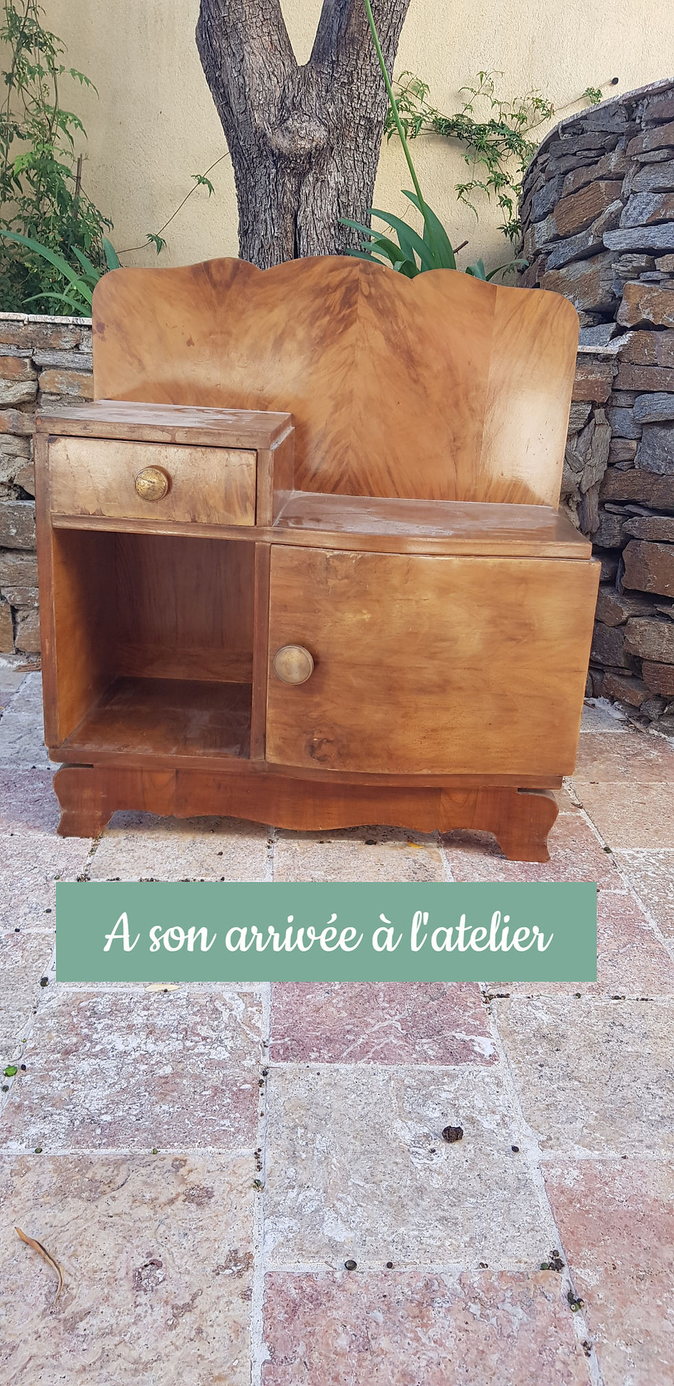 Thumbnail: HILAIRE, bedside table - occasional furniture, art deco