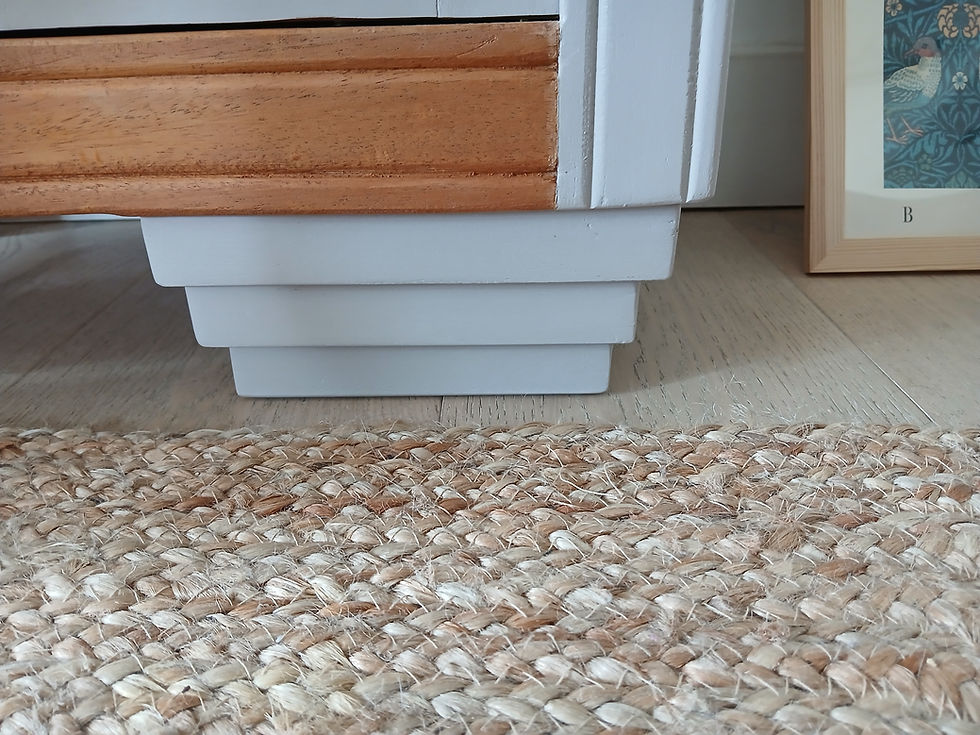 Thumbnail: ANATOLE, small Art Deco 2-door, 1-drawer cabinet