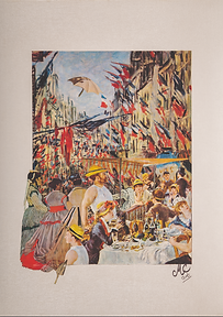 art-collage-great-painters-painting-saint-tropez-la-ressourciere