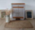 Miniature : ANATOLE, petit meuble 2 portes 1 tiroir Art Déco
