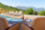 Piscina con vistas a la SerranÃa de Grazalema