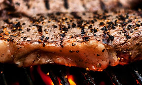 Striploin Steak on the Grill