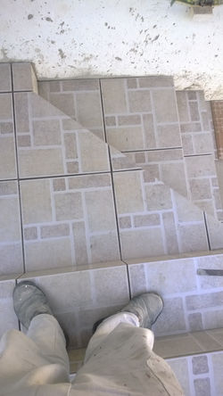 acabamento para escadas.