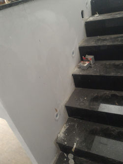 acabamento em pedra.