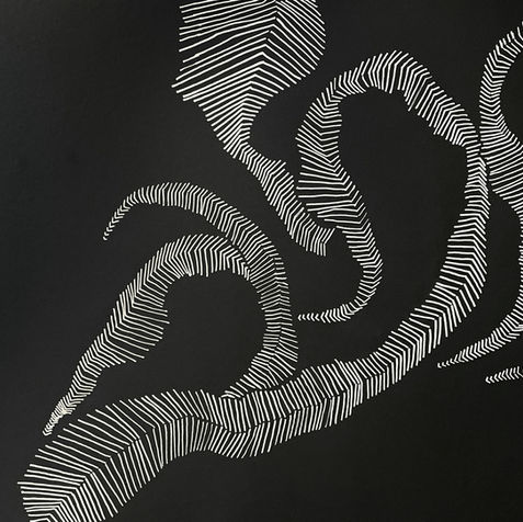 timeconstruction | 2022 | Fineliner auf Karton | 70 x 49 cm 