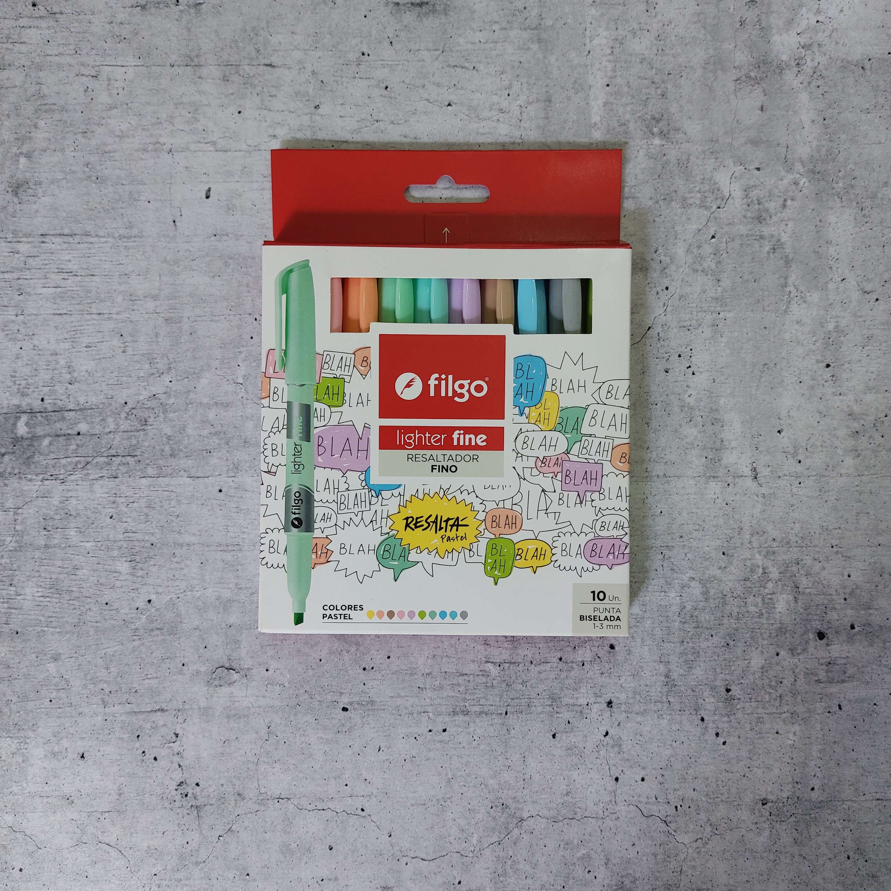 Resaltadores Filgo Lighter Pastel x 10