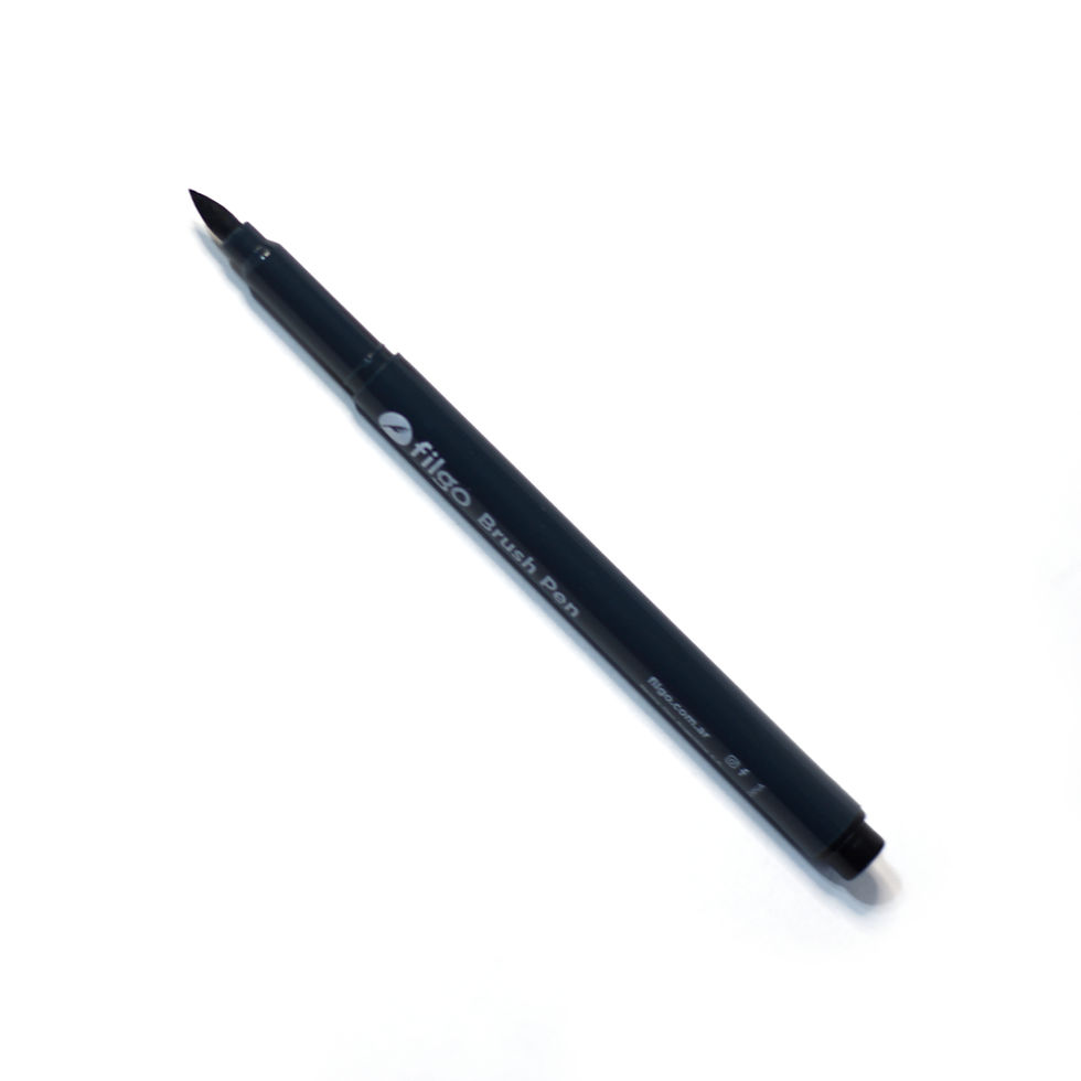 Miniatura: Marcador Brush Pen Negro FILGO