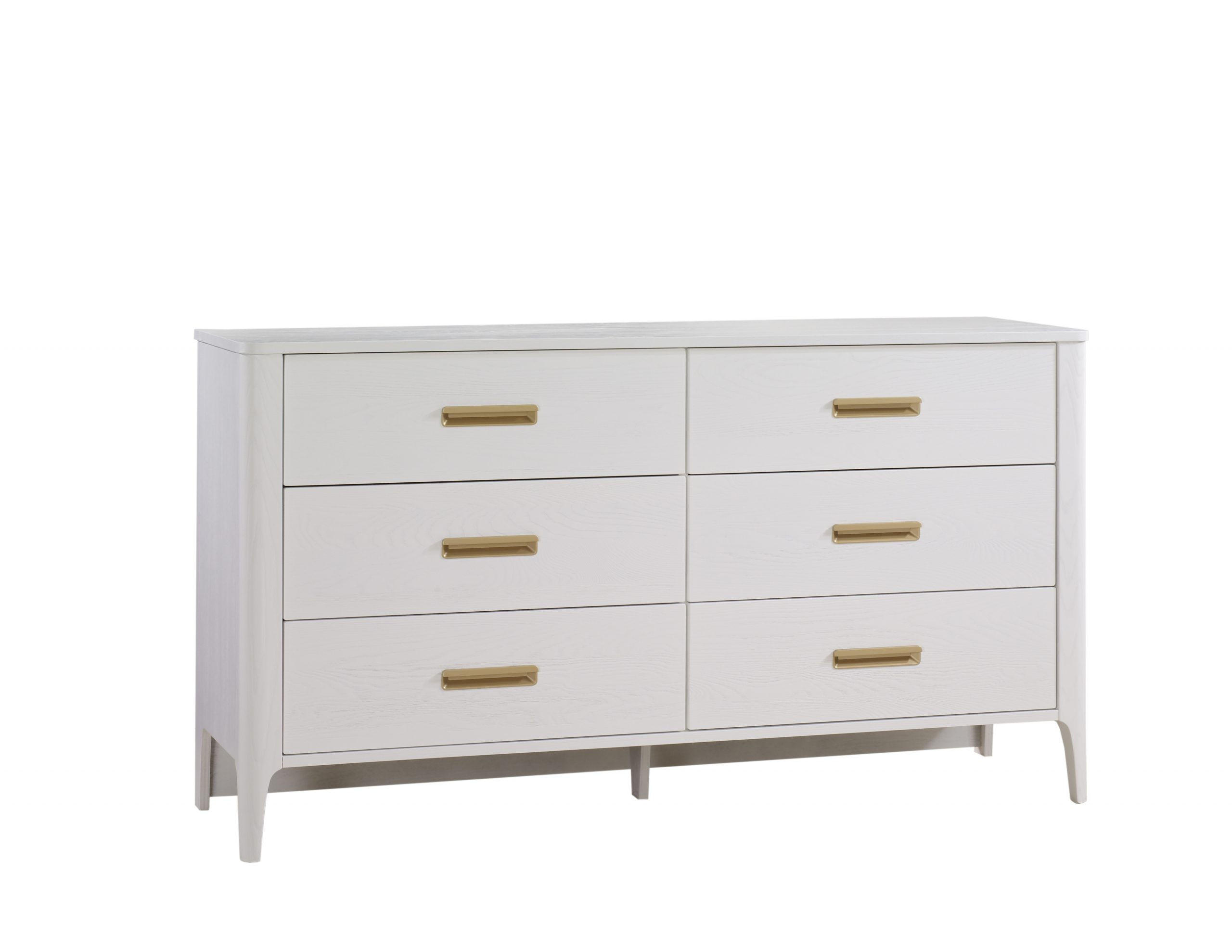 Palo King Dresser  in White finish