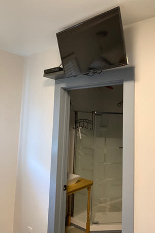Satellite TV in each suite