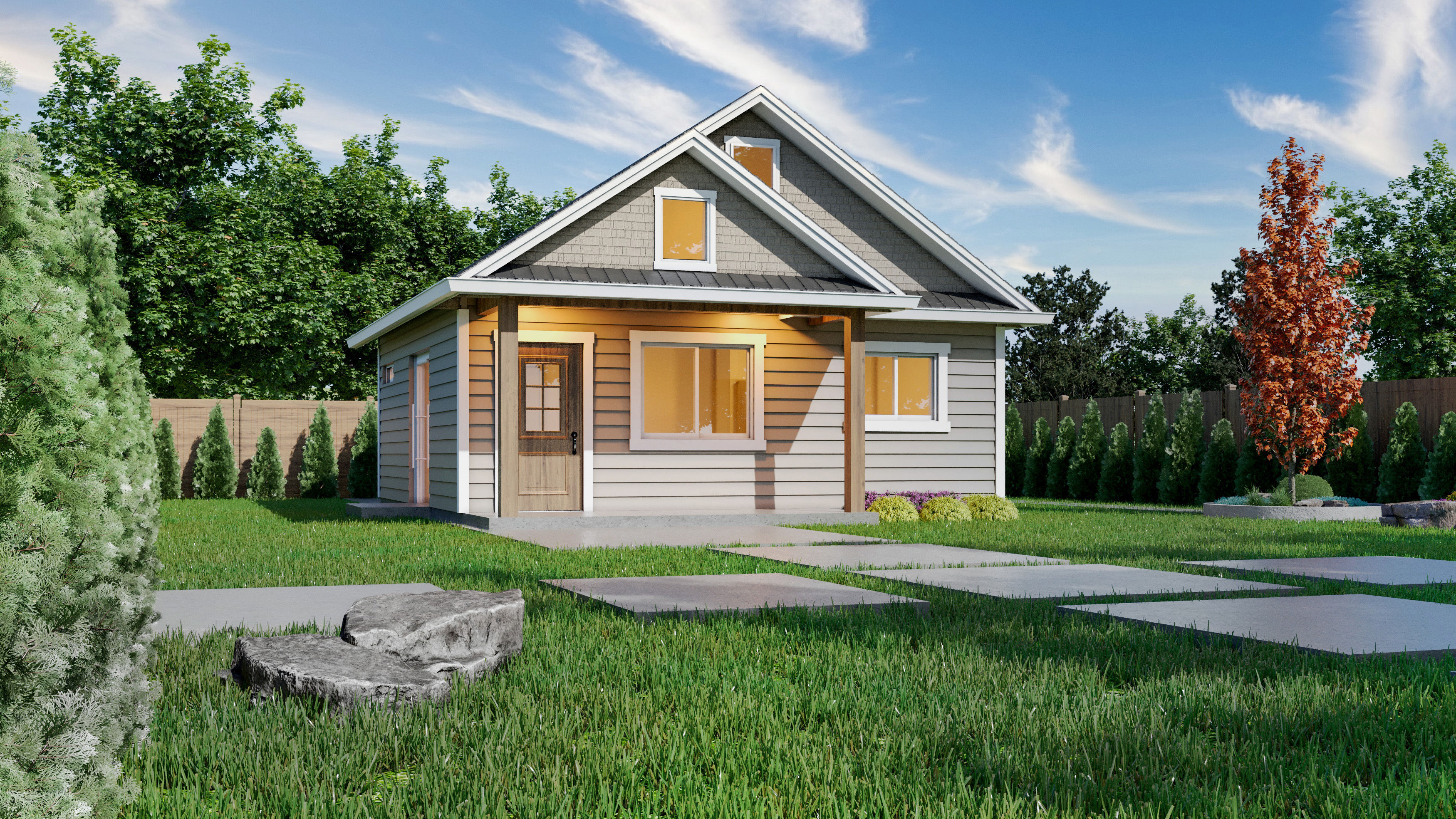 Plan 22-204 (550 Sq Ft - 1Bed/1Bath)