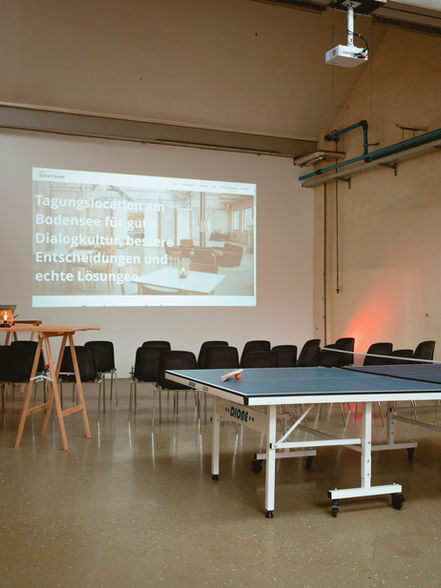 Freiraum im data:room als moderne Eventlocation in der Vierländerregion Bodensee