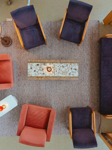 Wohnzimmer-Zone im data:room für Leadership- und Strategieformate